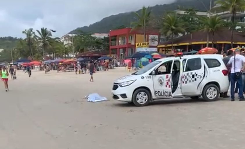 Homem é morto a facadas na areia da Praia Grande em Ubatuba VALE 360