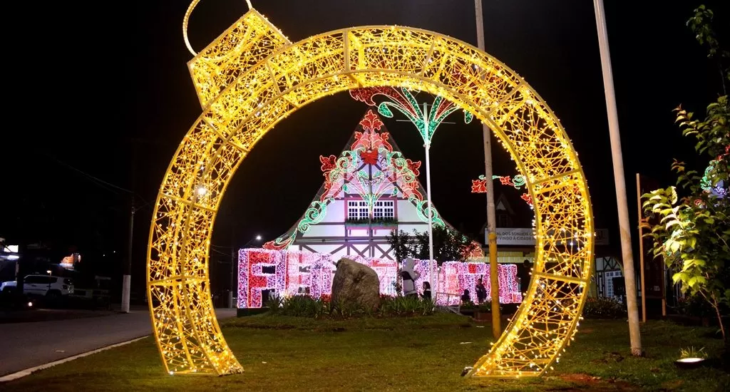 decoração de Natal em Campos do Jordão