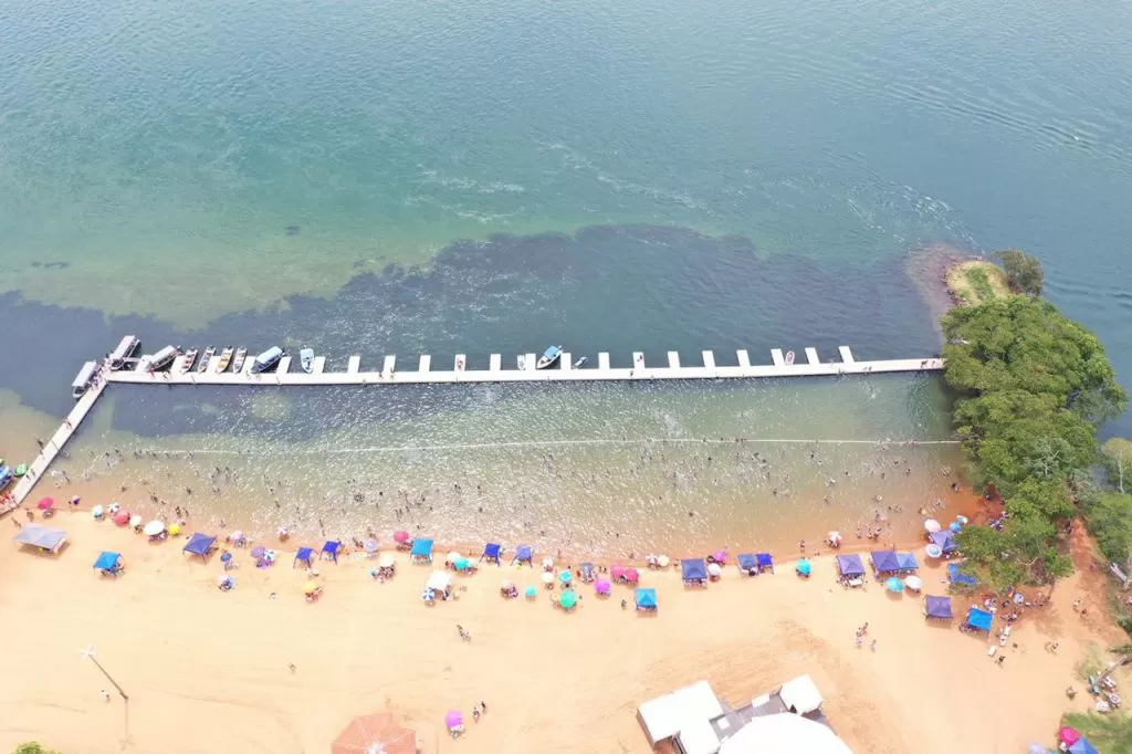 praias no interior de São Paulo