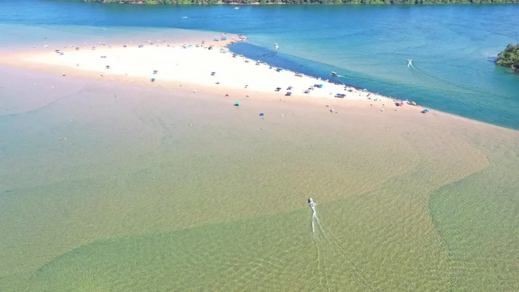 praias no interior de São Paulo